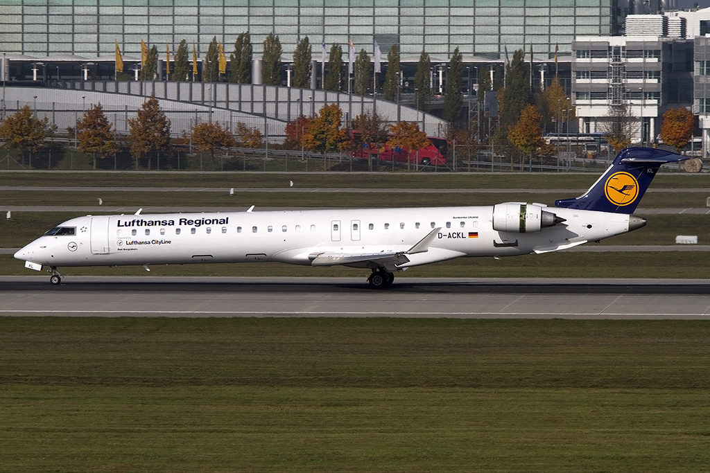 Lufthansa - CityLine, D-ACKL, Bombardier, CRJ-900, 25.10.2012, MUC, Mnchen, Germany 



