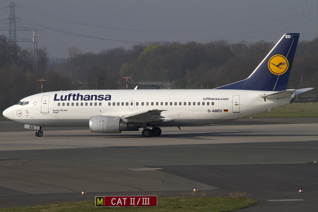 Lufthansa, D-ABED, Boeing, B737-330, 29.03.2011, DUS, Dsseldorf, Germany 




