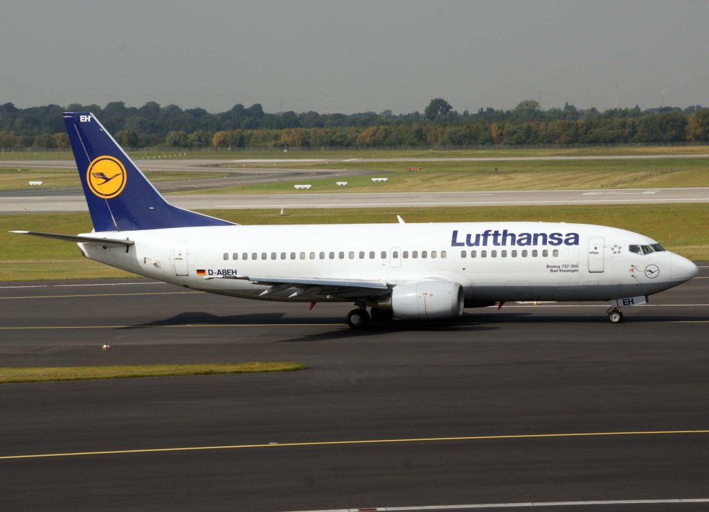 Lufthansa, D-ABEH, Boeing 737-300 (Bad Kissingen), 2009.09.09, DUS, Dsseldorf, Germany