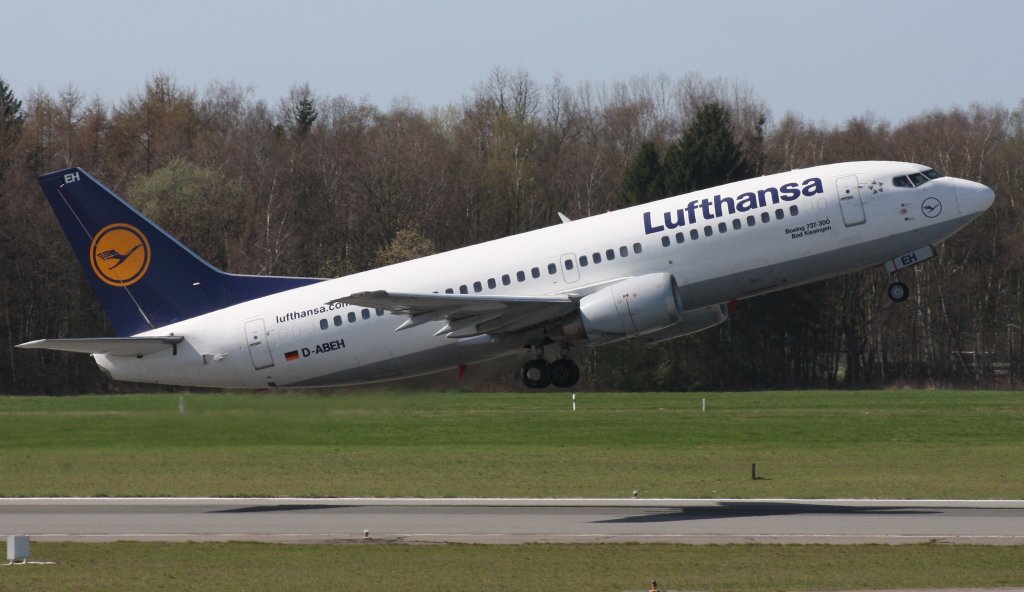Lufthansa, D-ABEH, Boeing 737-330, 09.04.2011, HAM-EDDH, Hamburg, Germany