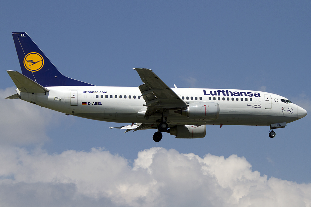 Lufthansa, D-ABEL, Boeing, B737-330, 31.07.2011, GVA, Geneve, Switzerland 





