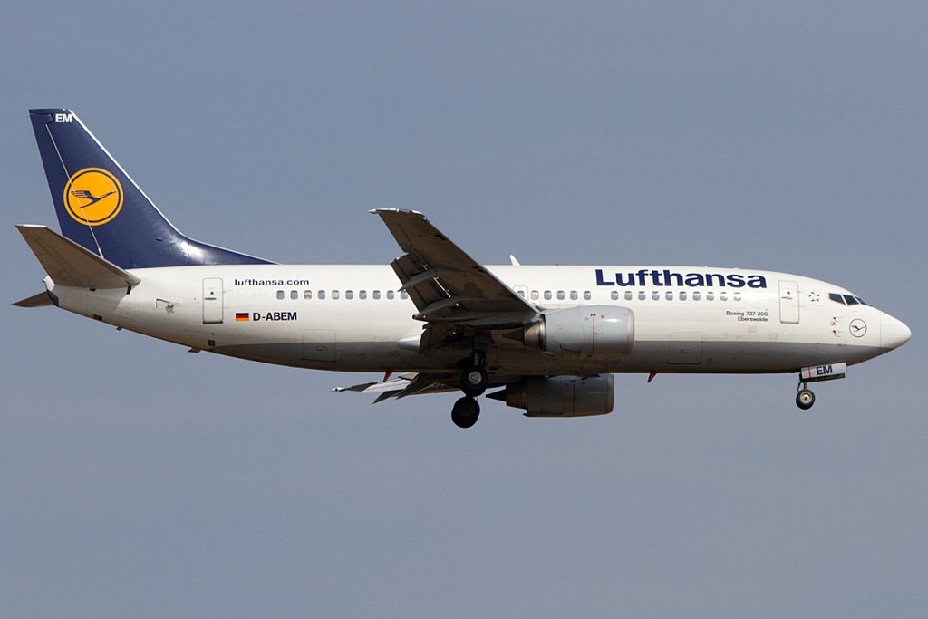 Lufthansa, D-ABEM, Boeing, B737-330, 14.04.2012, FRA, Frankfurt, Germany


