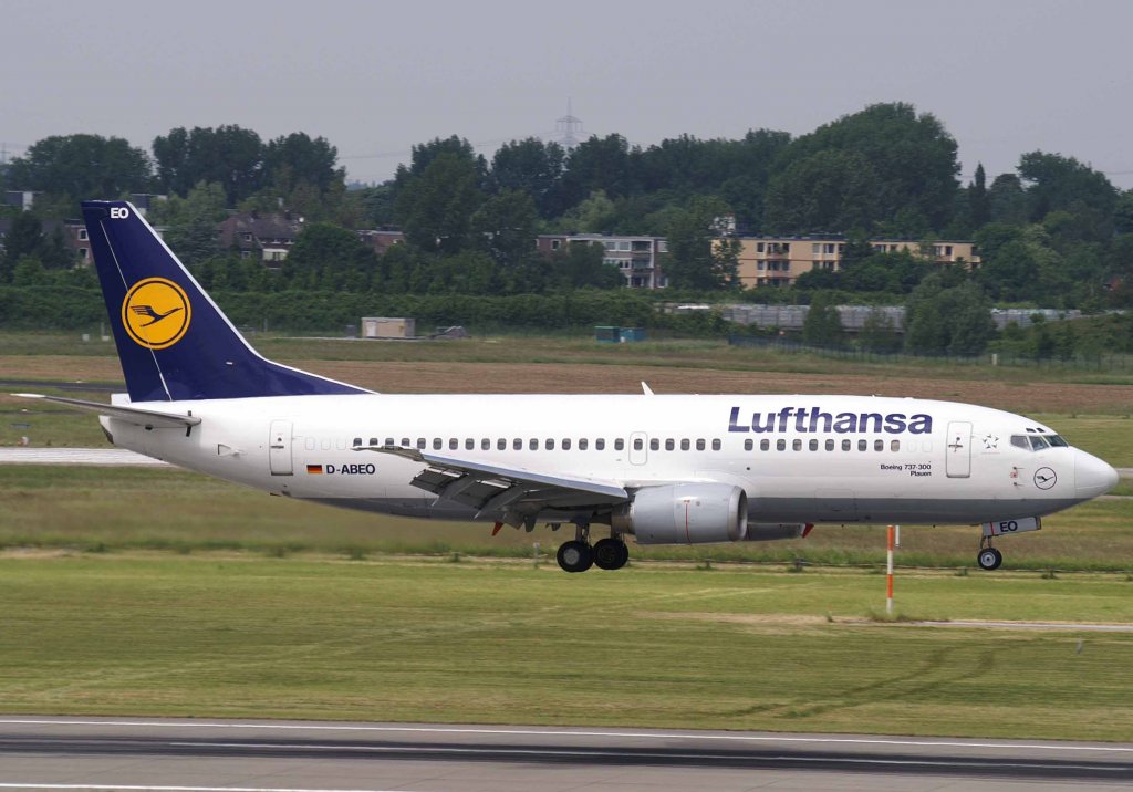 Lufthansa, D-ABEO, Boeing 737-300 (Plauen), 2008.05.22, DUS, Dsseldorf, Germany