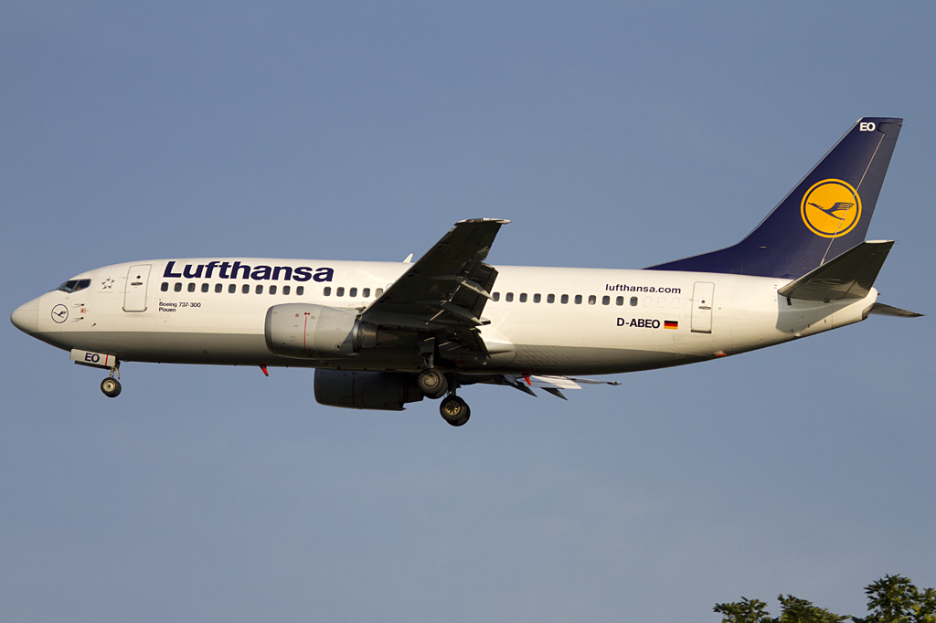 Lufthansa, D-ABEO, Boeing, B737-330, 07.06.2011, DUS, Dsseldorf, Germany 




