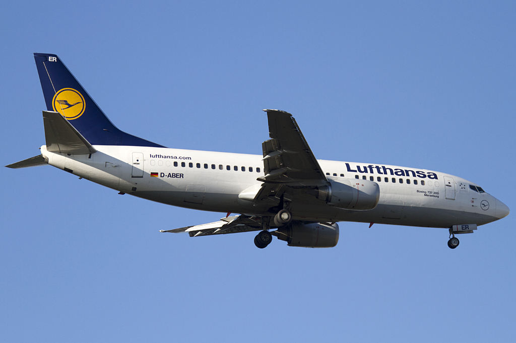 Lufthansa, D-ABER, Boeing, B737-330, 12.10.2010, FRA, Frankfurt, Germany 




