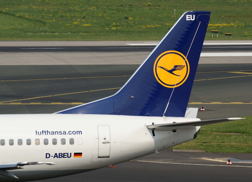 Lufthansa, D-ABEU, Boeing 737-300  Goslar  (Seitenleitwerk/Tail), 29.04.2011, DUS-EDDL, Dsseldorf, Germany 

