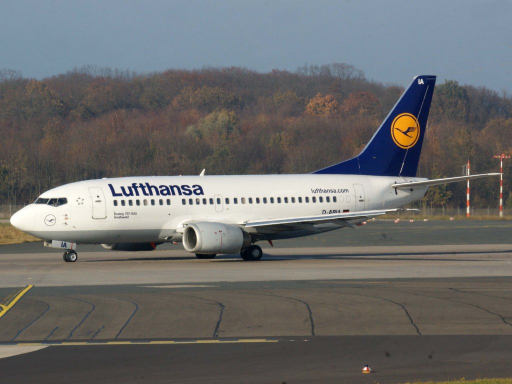 Lufthansa, D-ABIA  Greifswald , Boeing 737-500, 13.11.2011, DUS-EDDL, Dsseldorf, Germany 