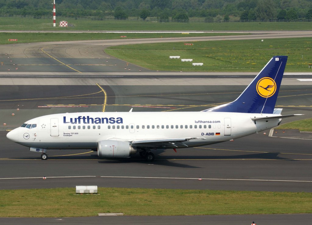 Lufthansa, D-ABIB, Boeing 737-500  Esslingen  (lufthansa.com), 29.04.2011, DUS-EDDL, Dsseldorf, Germany

