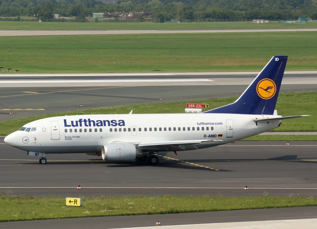 Lufthansa, D-ABID  Aachen , Boeing 737-500, 28.07.2011, DUS-EDDL, Dsseldorf, Germany 

