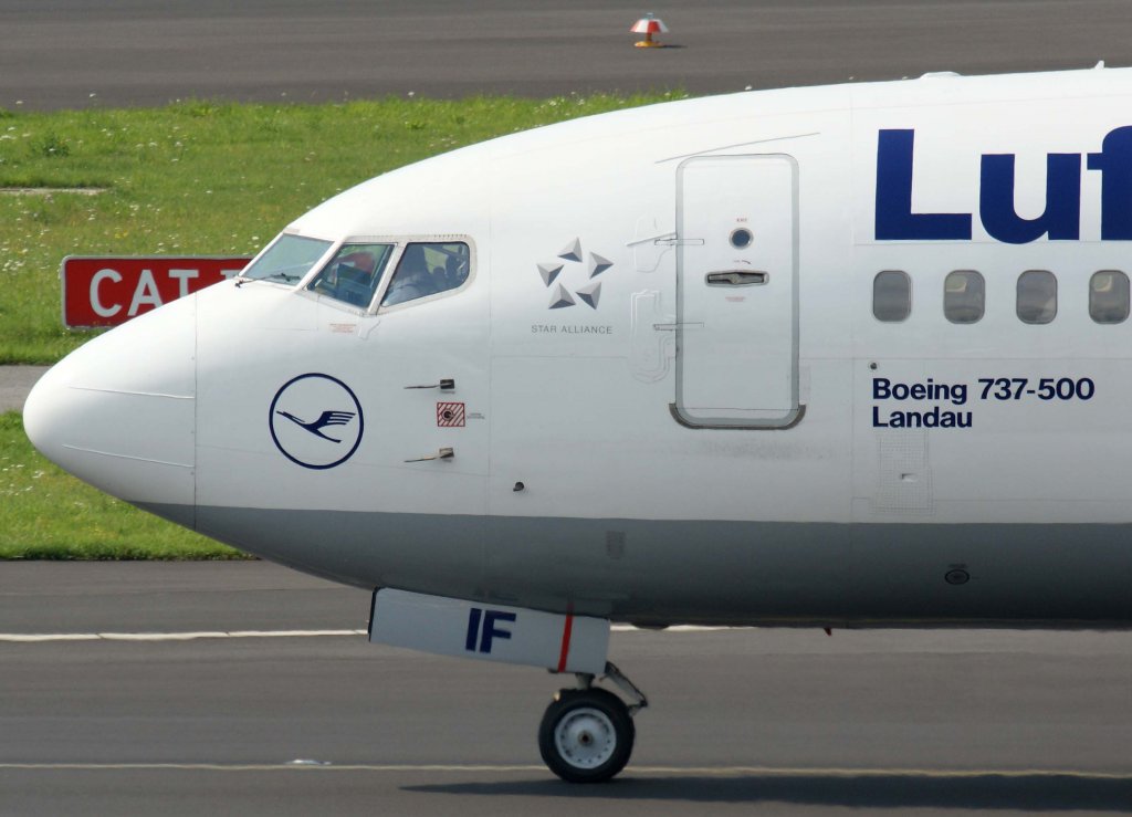 Lufthansa, D-ABIF  Landau , Boeing 737-500 (Bug/Nose), 28.07.2011, DUS-EDDL, Dsseldorf, Germany 

