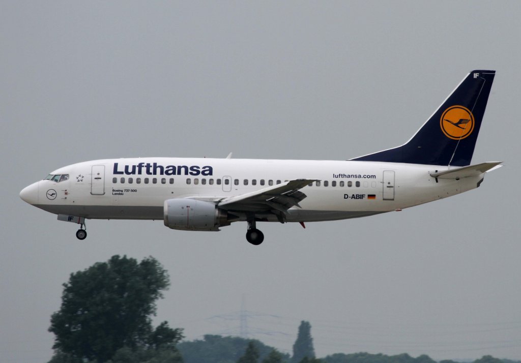 Lufthansa, D-ABIF  Landau , Boeing, 737-500, 01.07.2013, DUS-EDDL, Dsseldorf, Germany