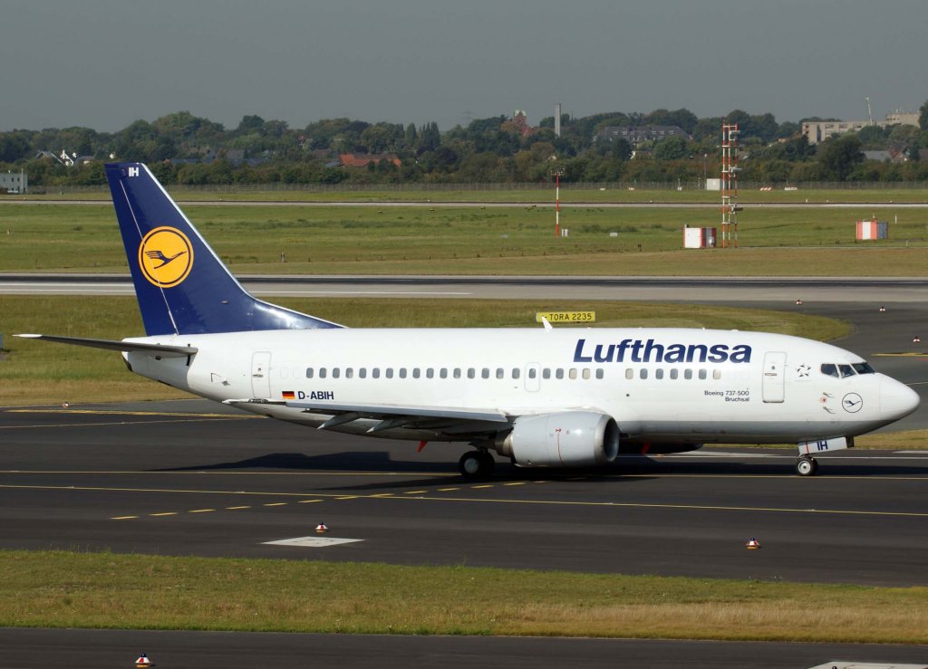 Lufthansa, D-ABIH, Boeing 737-500 (Bruchsal), 2009.09.09, DUS, Dsseldorf, Germany