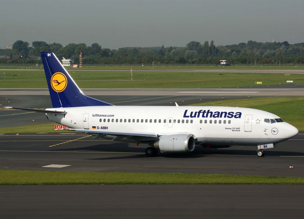 Lufthansa, D-ABIH, Boeing 737-500 (Bruchsal)(lufthansa.com), 2010.09.23, DUS-EDDL, Dsseldorf, Germany 

