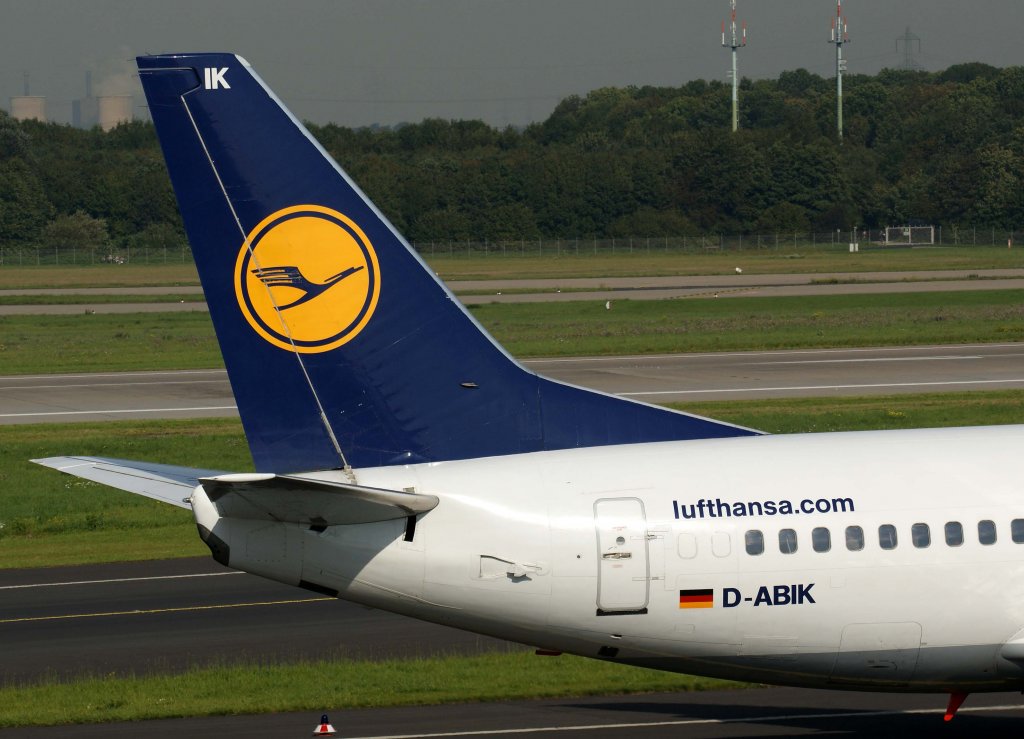 Lufthansa, D-ABIK, Boeing 737-500  Rastatt  (Seitenleitwerk/Tail), 2010.09.23, DUS-EDDL, Dsseldorf, Germany 

