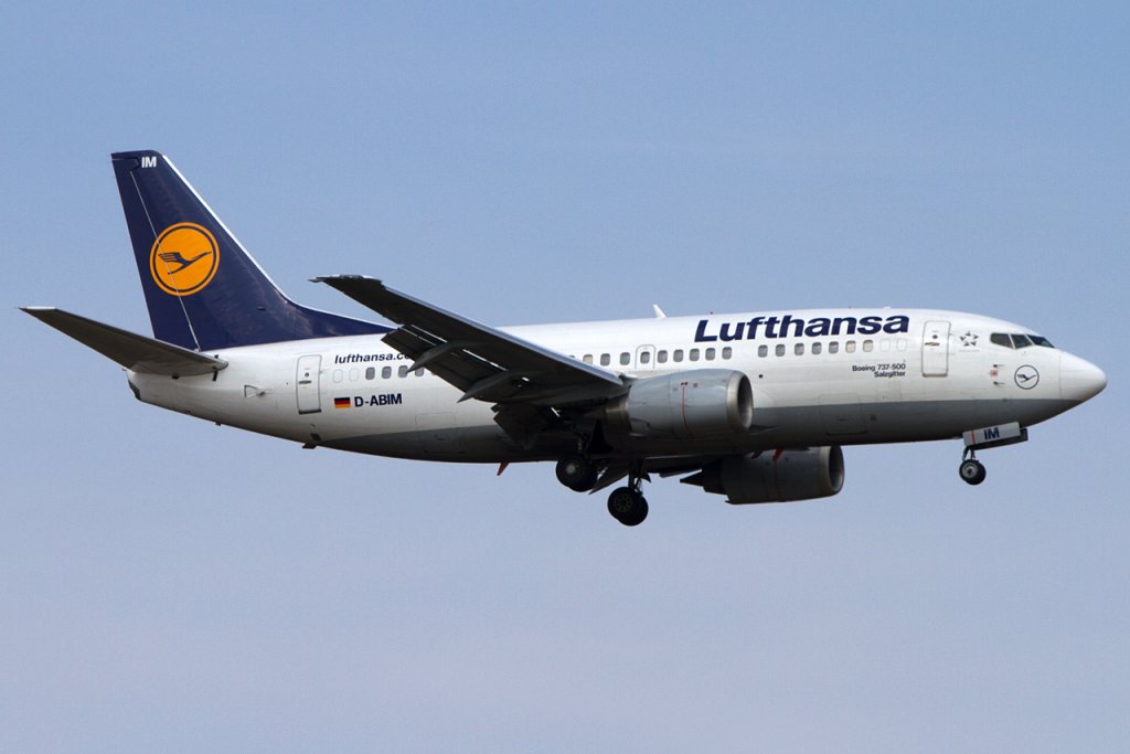 Lufthansa, D-ABIM, Boeing, B737-530, 14.04.2012, FRA, Frankfurt, Germany



