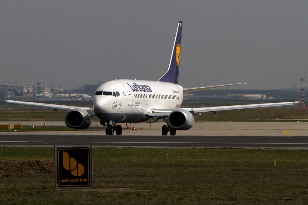 Lufthansa, D-ABIN, Boeing, B737-530, 14.04.2012, FRA, Frankfurt, Germany




