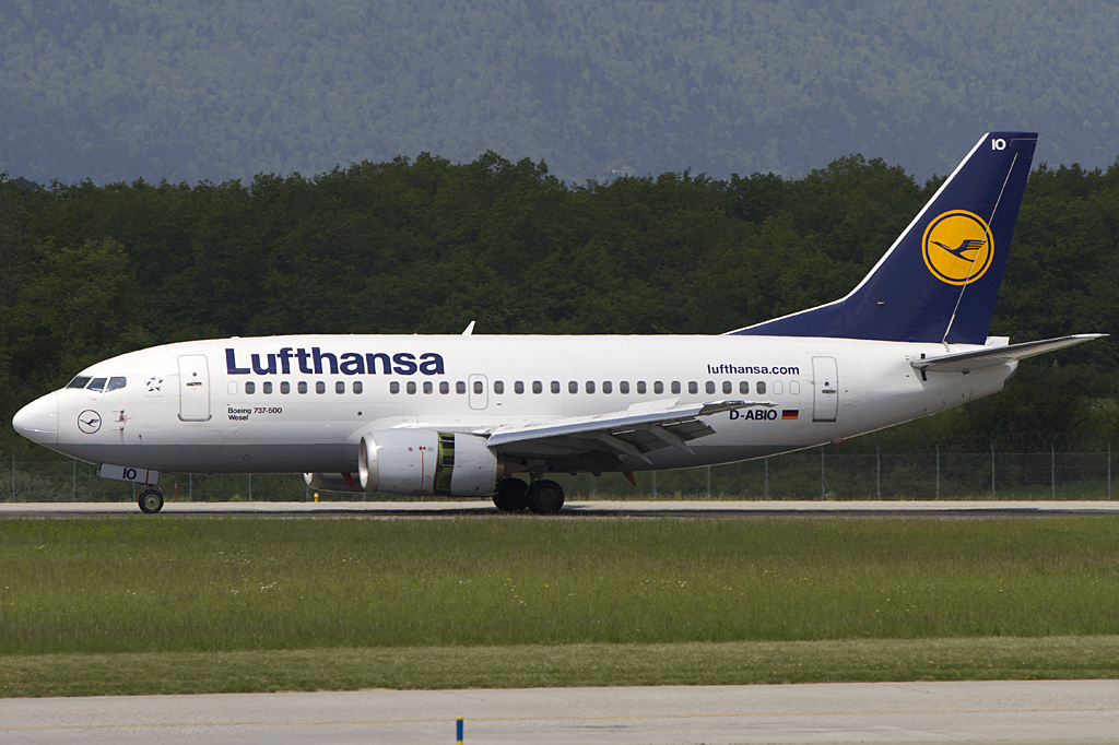 Lufthansa, D-ABIO, Boeing, B737-530, 08.05.2010, GVA, Geneve, Switzerland 


