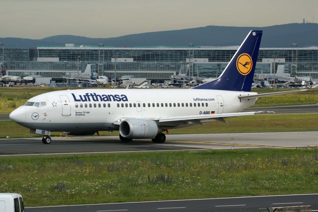 Lufthansa, D-ABIS  Rendsburg , Boeing, 737-500, 01.07.2012, FRA-EDDF, Frankfurt, Germany

