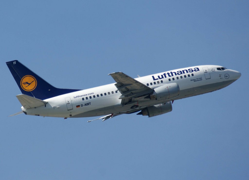 Lufthansa, D-ABIT  Neumnster , Boeing 737-500, 02.08.2011, FRA-EDDF, Frankfurt, Germany 

