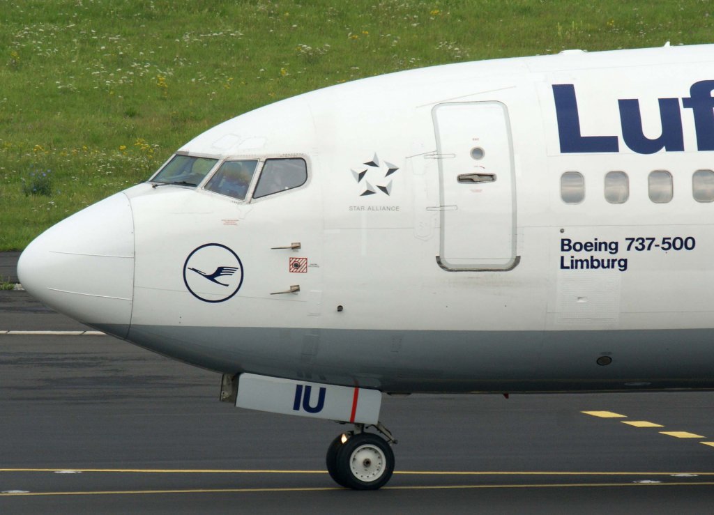 Lufthansa, D-ABIU  Limburg , Boeing 737-500 (Bug/Nose), 28.07.2011, DUS-EDDL, Dsseldorf, Germany 


