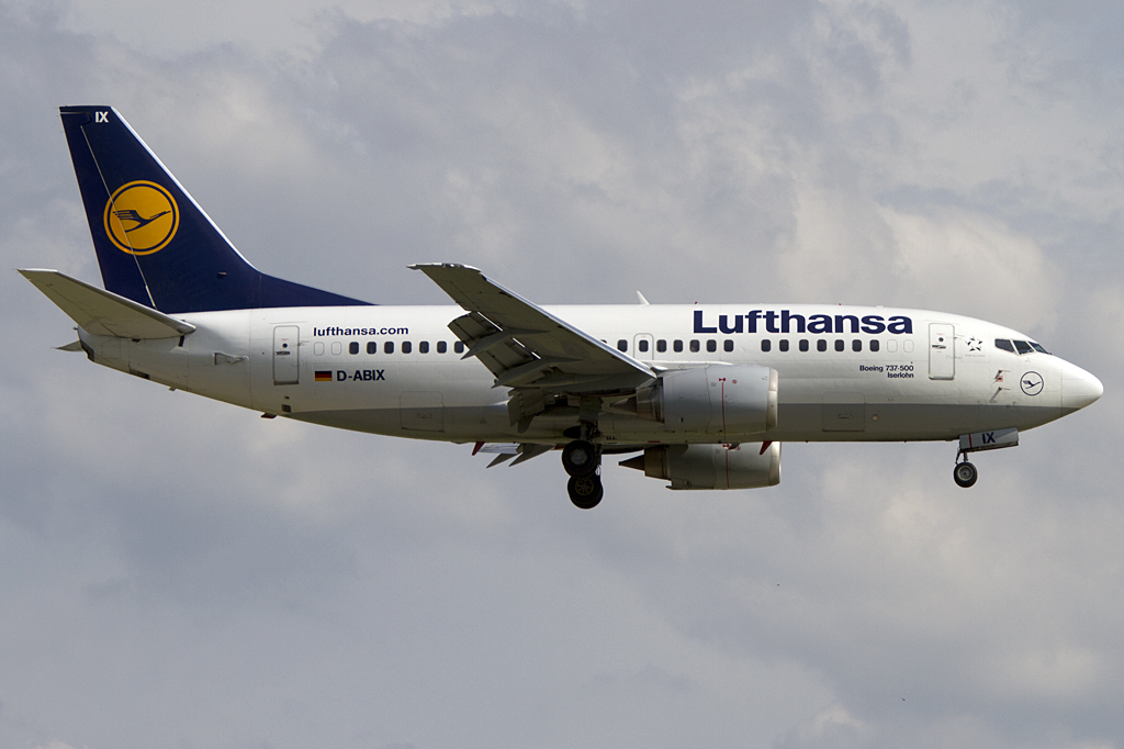 Lufthansa, D-ABIX, Boeing, B737-530, 07.07.2011, DUS, Duesseldorf, Germany