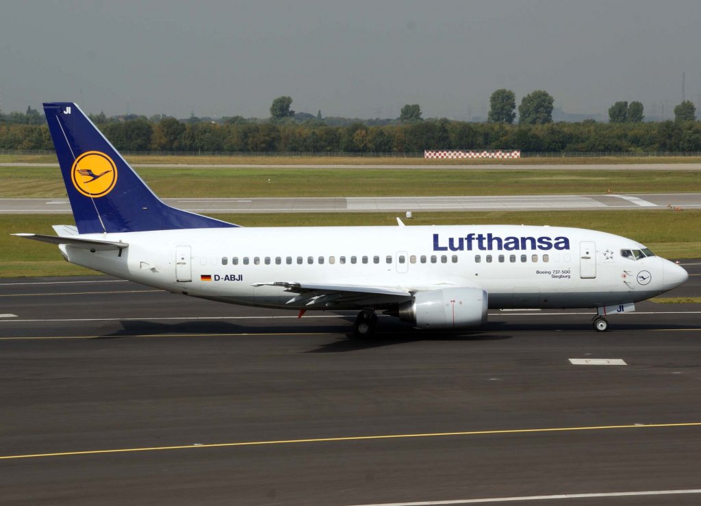 Lufthansa, D-ABJI, Boeing 737-500 (Siegburg), 2009.09.09, DUS, Dsseldorf, Germany