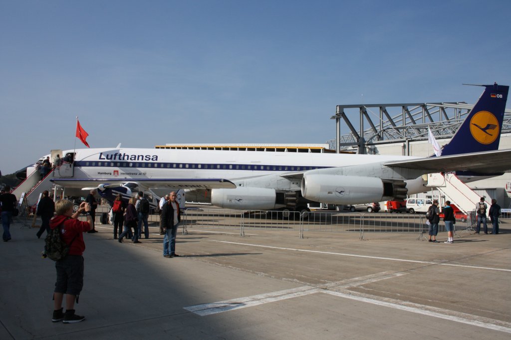 Lufthansa, D-ABOB, Boeing 707-430, FHG  Jet Intercontinental , 24.09.2011, HAM-EDDH, Hamburg, Germany, (100 Jahre Hamburg Airport)