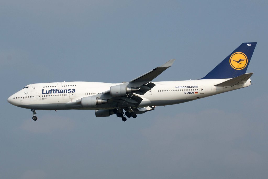 Lufthansa, D-ABVU  Bayern , Boeing, 747-400, 13.04.2012, FRA-EDDF, Frankfurt, Germany

