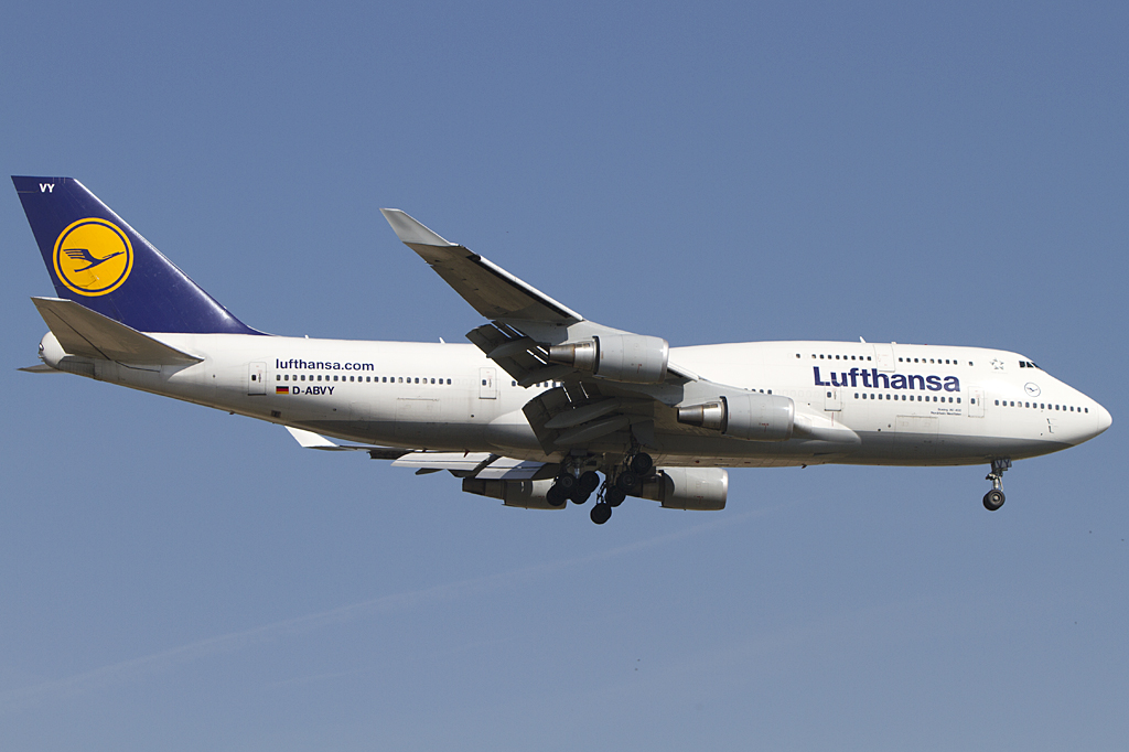 Lufthansa, D-ABVY, Boeing, B747-430, 24.04.2010, FRA, Frankfurt, Germany 