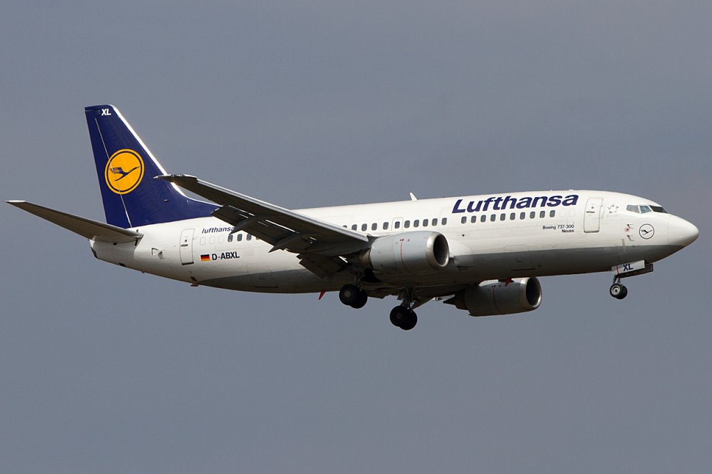 Lufthansa, D-ABXL, Boeing, B737-330, 14.04.2012, FRA, Frankfurt, Germany




