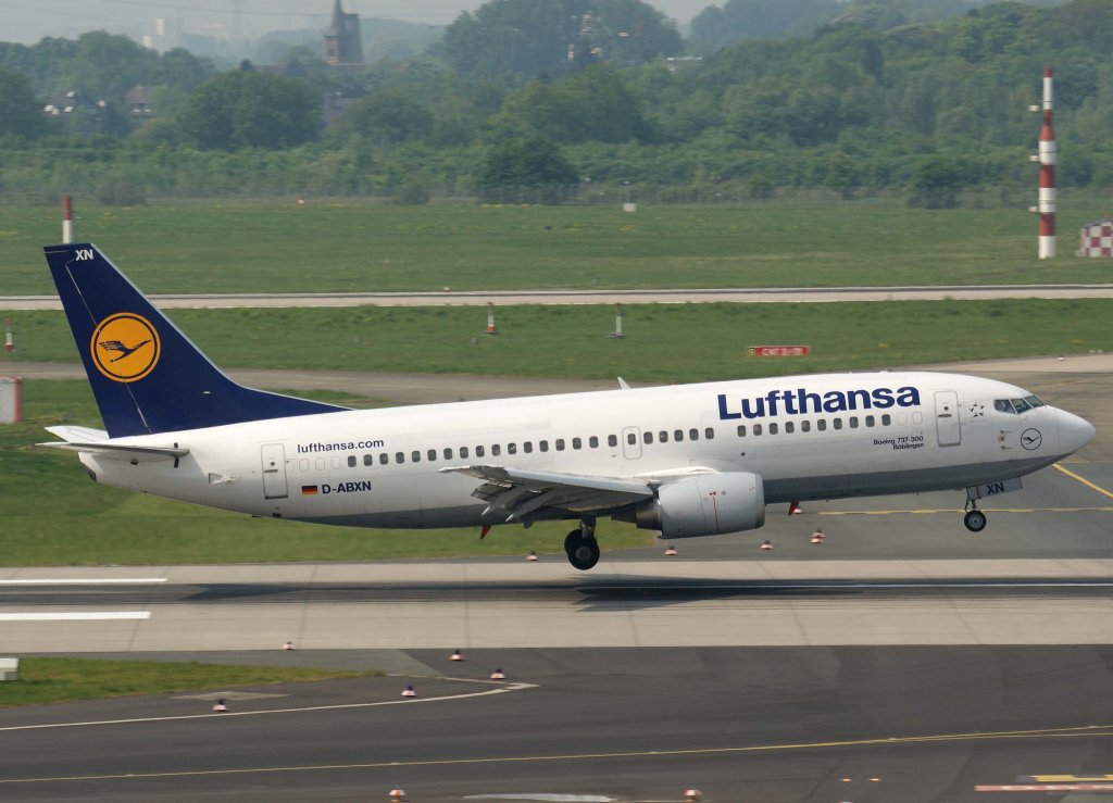Lufthansa, D-ABXN, Boeing 737-300  Bblingen  (lufthansa.com), 29.04.2011, DUS-EDDL, Dsseldorf, Germany

