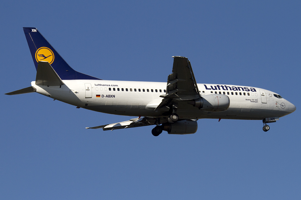 Lufthansa, D-ABXN, Boeing, B737-330, 12.10.2010, FRA, Frankfurt, Germany 




