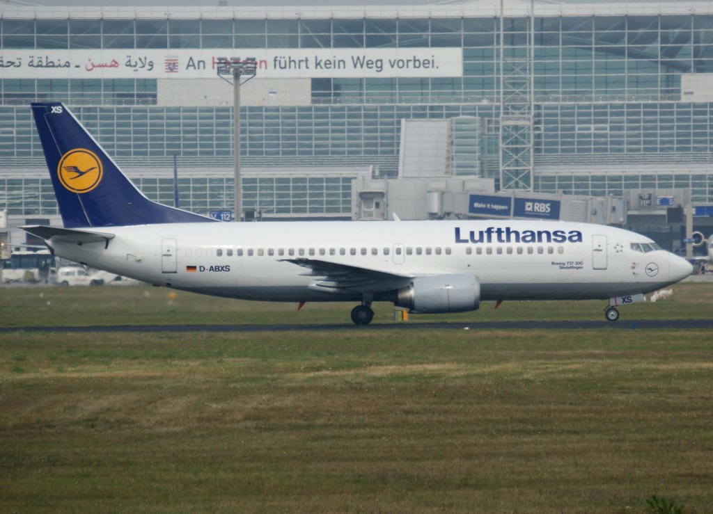 Lufthansa, D-ABXS, Boeing 737-300 (Sindelfingen), 2009.09.16, FRA, Frankfurt, Germany
