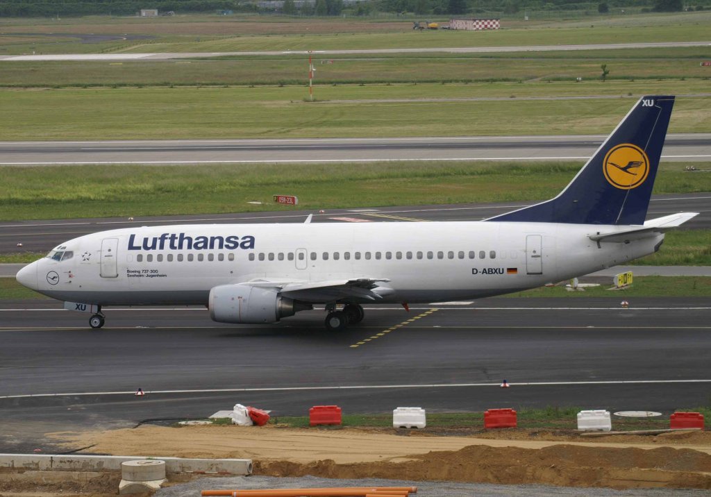 Lufthansa, D-ABXU, Boeing 737-300 (Seeheim-Jugenheim), 2008.05.22, DUS, Dsseldorf, Germany