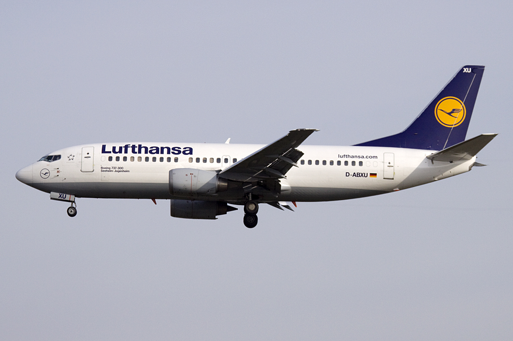 Lufthansa, D-ABXU, Boeing, B737-330, 02.04.2010, FRA, Frankfurt, Germany 

