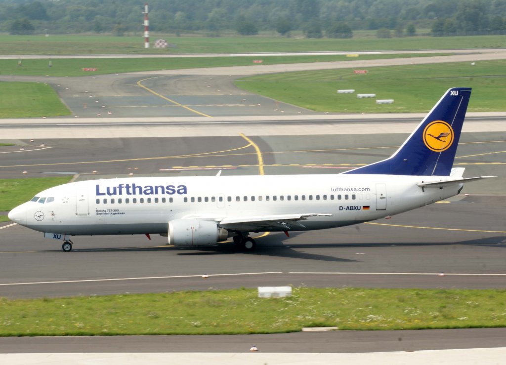 Lufthansa, D-ABXU  Seeheim-Jugenheim , Boeing 737-300, 28.07.2011, DUS-EDDL, Dsseldorf, Gemany 

