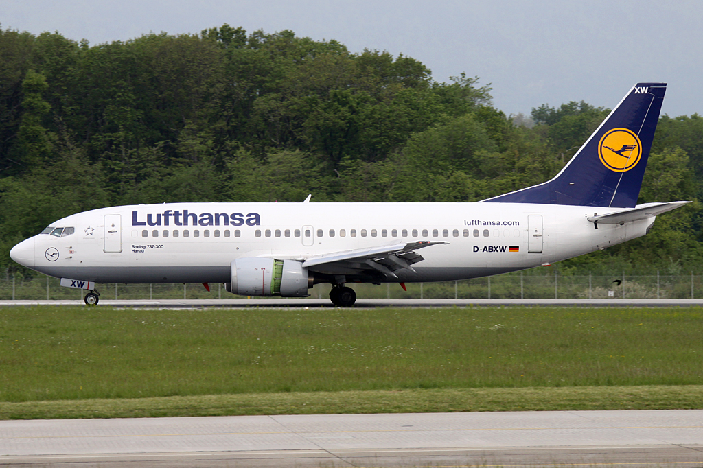 Lufthansa, D-ABXW, Boeing, B737-330, 08.05.2010, GVA, Geneve, Switzerland


