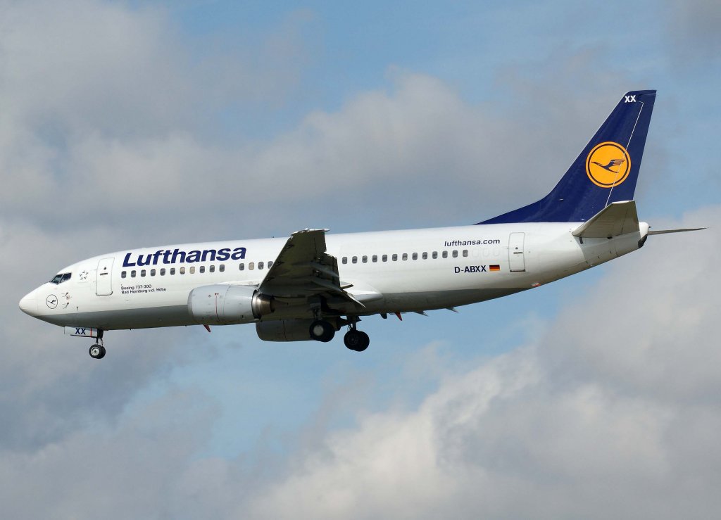 Lufthansa, D-ABXX  Bad Hombuerg v.d. Hhe , Boeing, 737-3oo, 10.09.2011, FRA-EDDF, Frankfurt, Germany