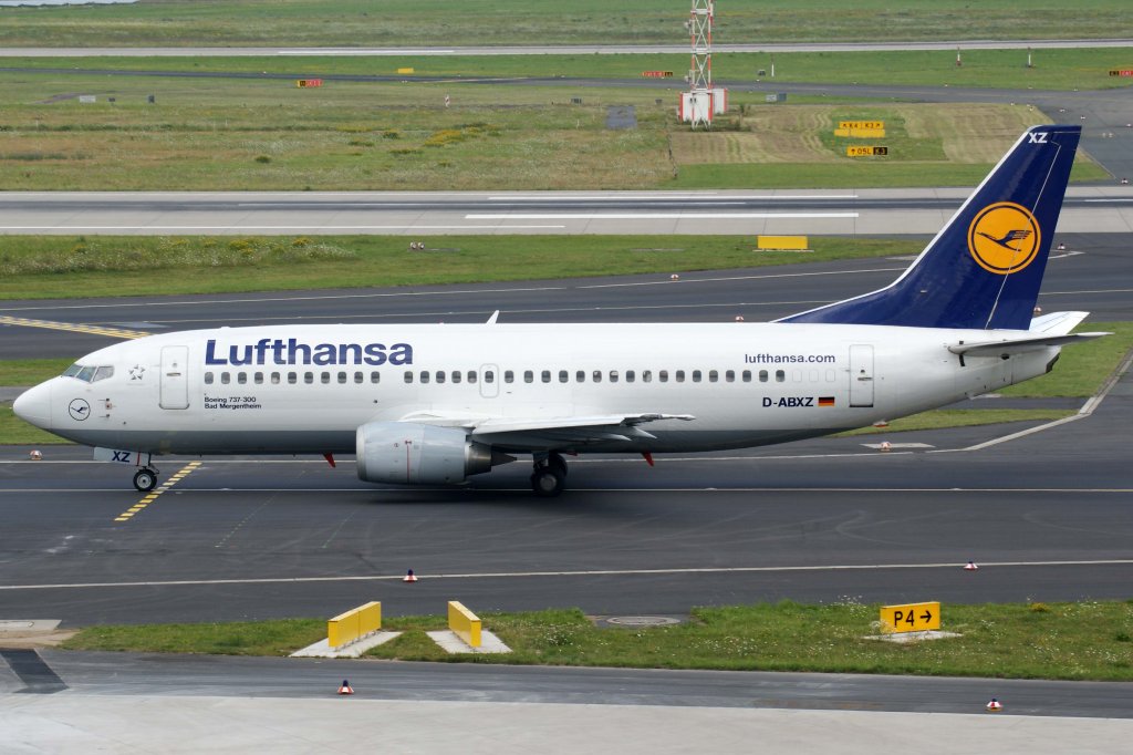 Lufthansa, D-ABXZ  Bad Mergentheim , Boeing, 737-300, 11.08.2012, DUS-EDDL, Dsseldorf, Germany 