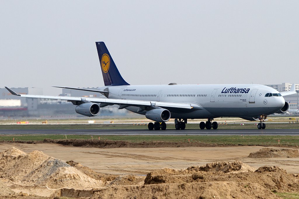 Lufthansa, D-AIGA, Airbus, A340-311, 14.04.2012, FRA, Frankfurt, Germany 



