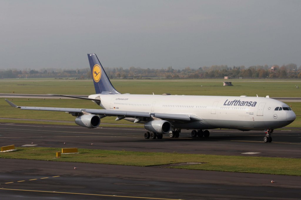 Lufthansa, D-AIGO  Offenbach , Airbus, A 340-300, 10.11.2012, DUS-EDDL, Dsseldorf, Germany 