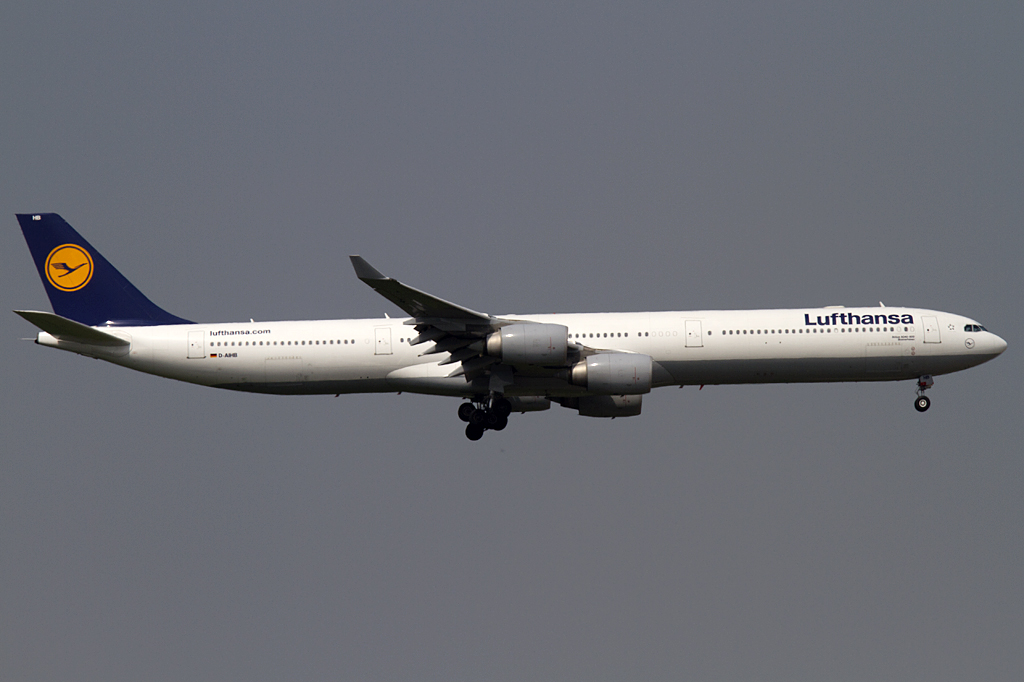 Lufthansa, D-AIHB, Airbus, A340-642, 24.04.2011, FRA, Frankfurt, Germany

