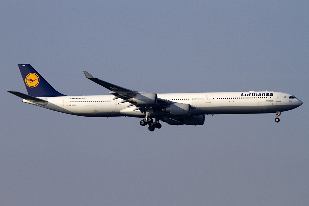 Lufthansa, D-AIHH, Airbus, A340-642, 16.02.2011, FRA, Frankfurt, Germany


