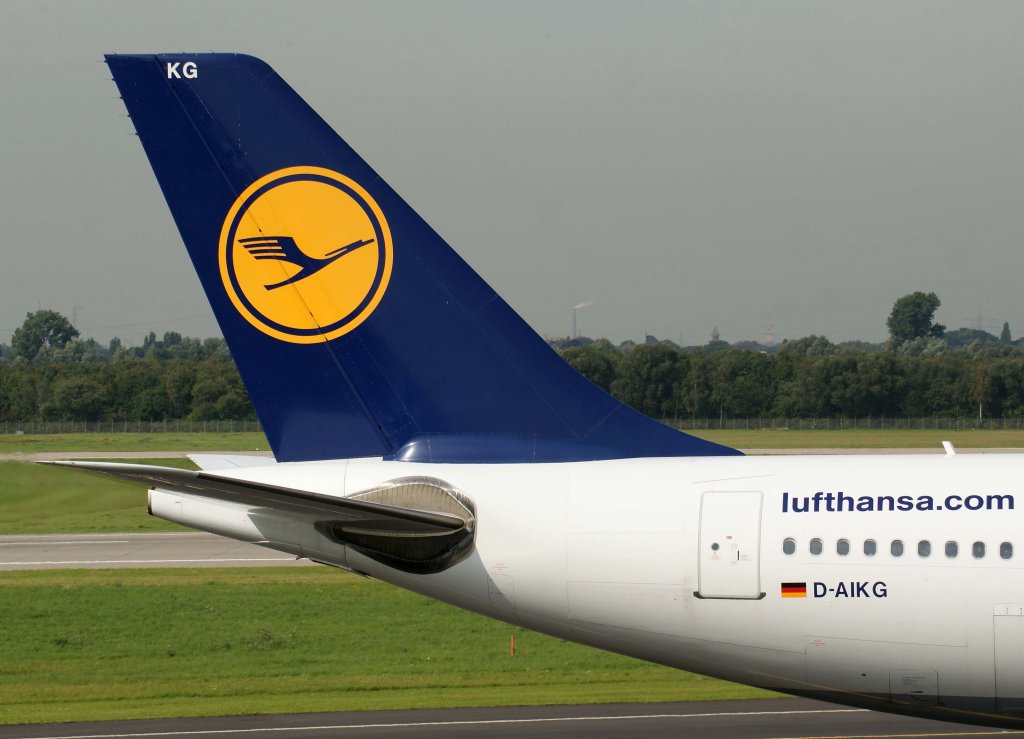 Lufthansa, D-AIKG, Airbus A 330-300  Ludwigsburg  (Seitenleitwerk/Tail), 2010.09.23, DUS-EDDL, Dsseldorf, Germany