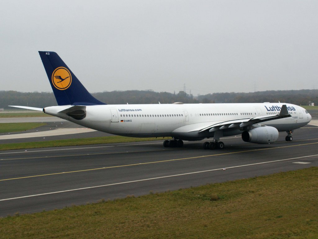 Lufthansa, D-AIKG  Ludwigsburg , Airbus A 330-300, 13.11.2011, DUS-EDDL, Dsseldorf, Germany 