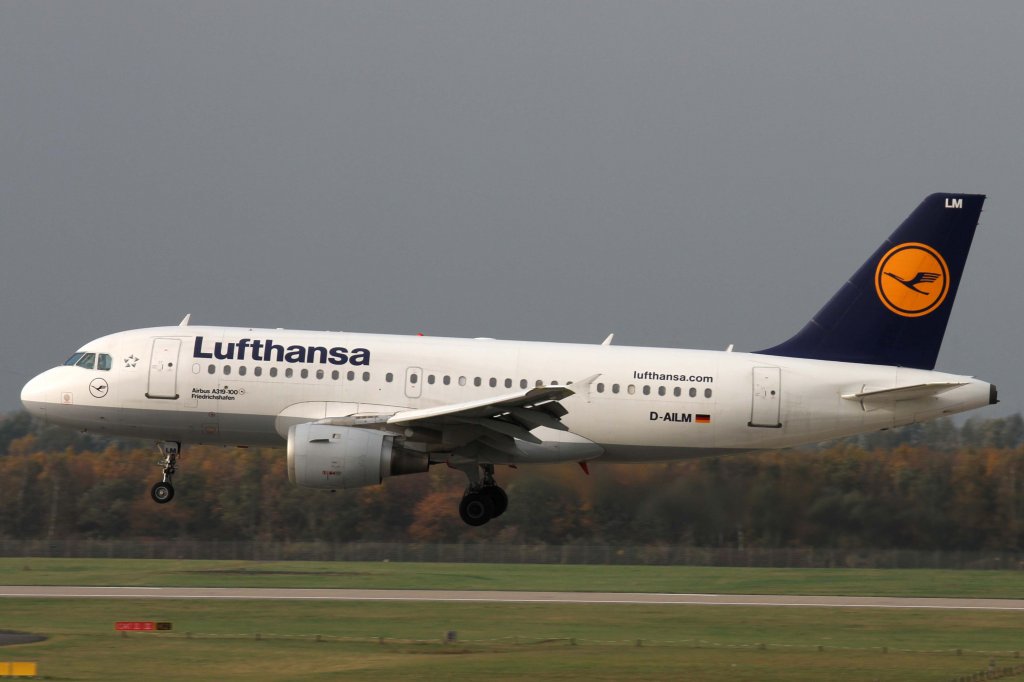 Lufthansa, D-AILM  Friedrichshafen , Airbus, A 319-100, 10.11.2012, DUS-EDDL, Dsseldorf, Germany 
