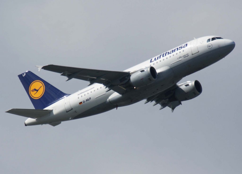 Lufthansa, D-AILP, Airbus A 319-100 (Tbingen), 2010.04.10, FRA, Frankfurt, Germany