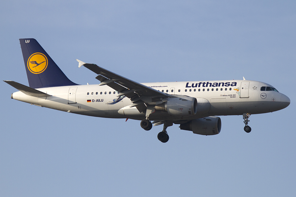 Lufthansa, D-AILU, Airbus, A319-114, 16.02.2011, FRA, Frankfurt, Germany




