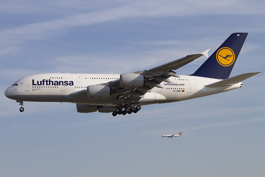 Lufthansa, D-AIMF, Airbus, A380-841, 23.08.2012, FRA, Frankfurt, Germany 




