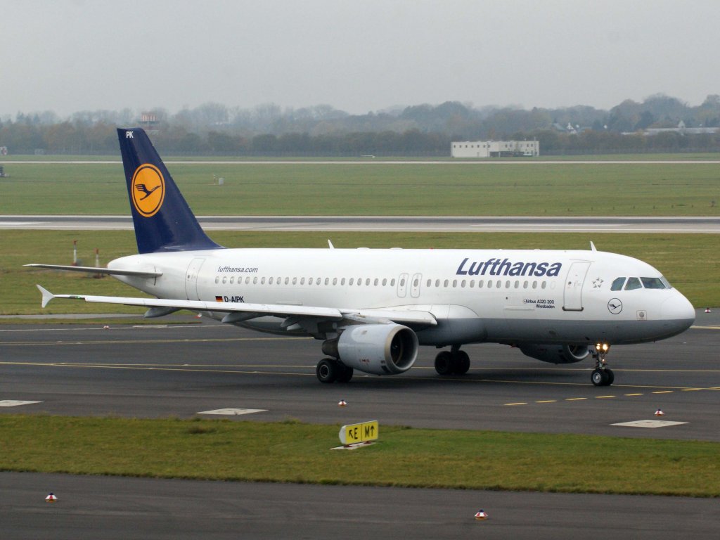 Lufthansa, D-AIPK  Wiesbaden , Airbus, A 320-200, 13.11.2011, DUS-EDDL, Dsseldorf, Germany 